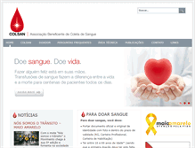 Tablet Screenshot of colsan.org.br