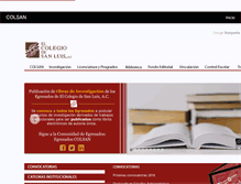 Tablet Screenshot of libreria.colsan.edu.mx